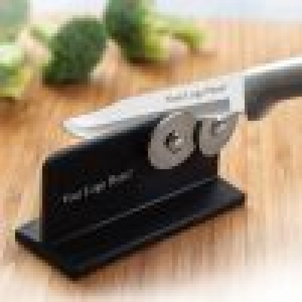 Rada Cutlery 3 Paring Knives + R119 Sharpener Set – USA Made, Hollow Ground Blade