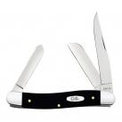 CASE Smooth Black Synthetic Medium Stockman cs.82037