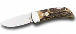 Boker Pocket Lock Blade Knife with Stag Handle