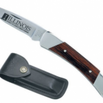 Buck Squire Lockback with Leather Sheath