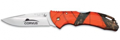 Buck Bantam BLW Orange Camo Lockback