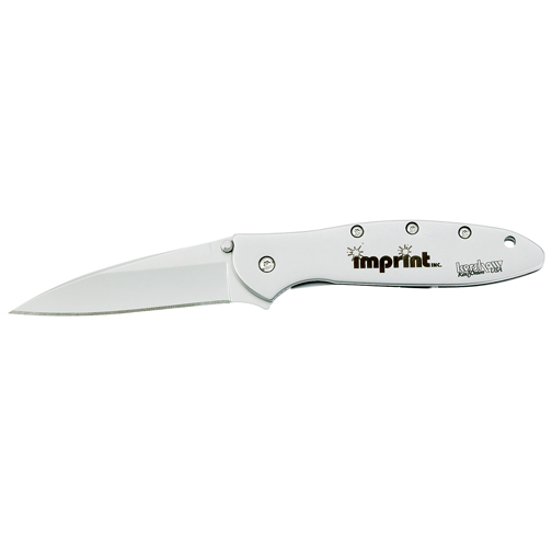 Kershaw® "Leek" Knife, Black, 1660 CKT spring-assisted pocket knives engraved with your company logo