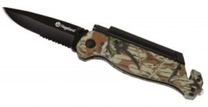 Camo Survival Rescue Knife MK117